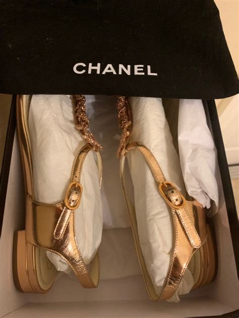 sandali chanel albano ciria|authentic Chanel sandals.